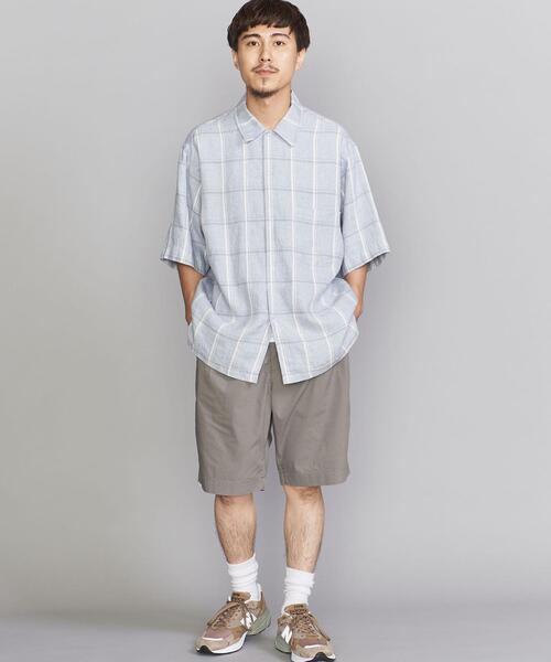 BEAUTY&YOUTH UNITED ARROWS（ビューティーアンドユースユナイテッドアローズ）の「BY TC タイプライター 1P イージー ショートパンツ（その他パンツ・メンズ・ベージュ/ネイビー/ダークグレー/その他1・SMALL/MEDIUM/LARGE/X-LARGE）」の10枚目の写真