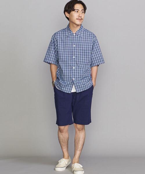 BEAUTY&YOUTH UNITED ARROWS（ビューティーアンドユースユナイテッドアローズ）の「BY TC タイプライター 1P イージー ショートパンツ（その他パンツ・メンズ・ベージュ/ネイビー/ダークグレー/その他1・SMALL/MEDIUM/LARGE/X-LARGE）」の16枚目の写真