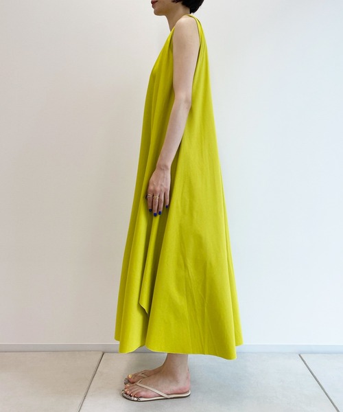 DouDou（ドゥドゥ）の「ボリュームフレアワンピース（ワンピース・レディース・ブラック/オフホワイト/イエロー・FREE）」の21枚目の写真