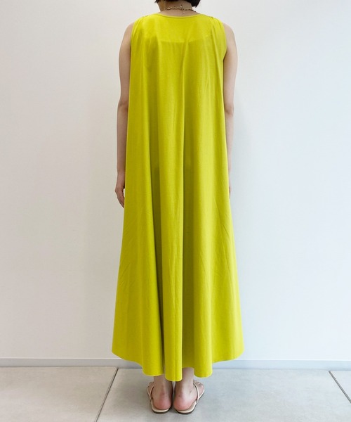 DouDou（ドゥドゥ）の「ボリュームフレアワンピース（ワンピース・レディース・ブラック/オフホワイト/イエロー・FREE）」の16枚目の写真