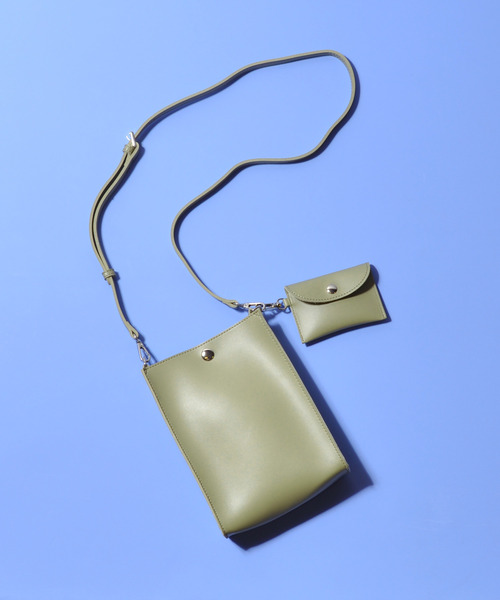 cache cache（カシュ カシュ）の「カシュカシュ cachecache / WEB限定シンセティックレザーミドルスクエアショルダー（ショルダーバッグ・レディース・ホワイト/ブラック/グレー/ライトグリーン/ベージュ系その他・FREE）」の12枚目の写真