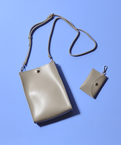 cache cache（カシュ カシュ）の「カシュカシュ cachecache / WEB限定シンセティックレザーミドルスクエアショルダー（ショルダーバッグ・レディース・ホワイト/ブラック/グレー/ライトグリーン/ベージュ系その他・FREE）」の10枚目の写真