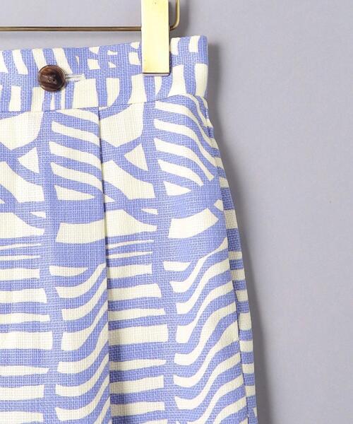 AEWEN MATOPH（イウエン マトフ）の「＜AEWEN MATOPH（イウエン マトフ）＞コットン ジオメトリック タックパンツ◆（その他パンツ・レディース・モカ/ライラック・38/36）」の8枚目の写真