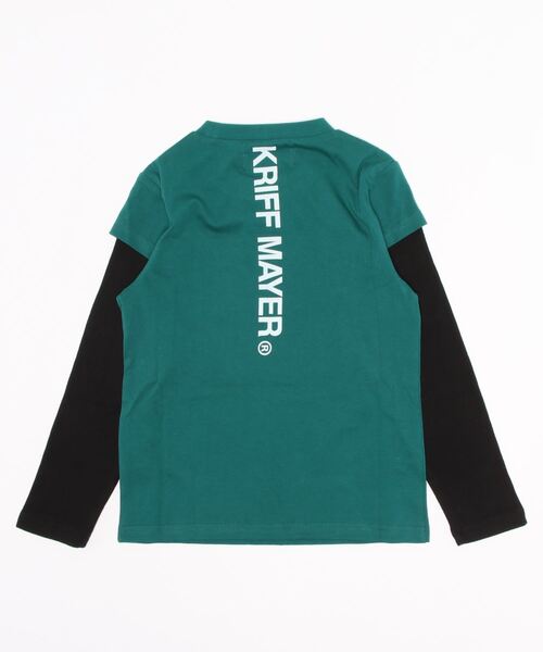 KRIFF MAYER Kid's Collection（クリフメイヤーキッズコレクション）の「サーマルJOIN-T（Tシャツ/カットソー・キッズ・グリーン/ネイビー/チャコール/オフホワイト・140/150/170/160/120/130）」の6枚目の写真