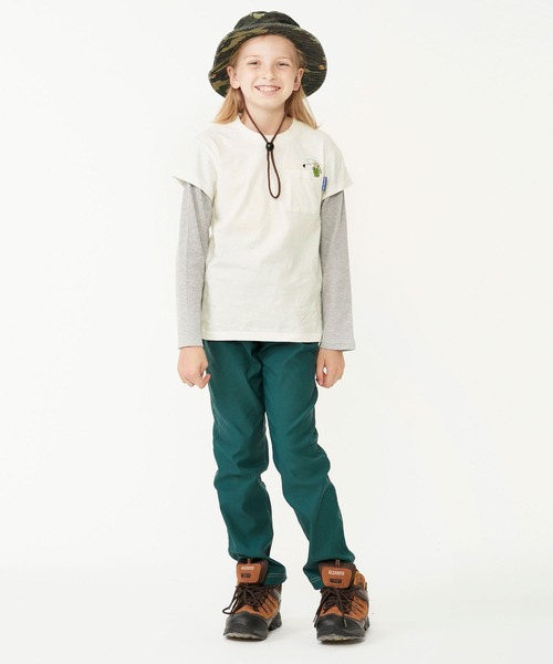 KRIFF MAYER Kid's Collection（クリフメイヤーキッズコレクション）の「サーマルJOIN-T（Tシャツ/カットソー・キッズ・グリーン/ネイビー/チャコール/オフホワイト・140/150/170/160/120/130）」の11枚目の写真