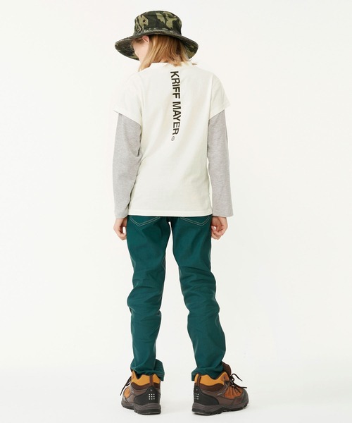 KRIFF MAYER Kid's Collection（クリフメイヤーキッズコレクション）の「サーマルJOIN-T（Tシャツ/カットソー・キッズ・グリーン/ネイビー/チャコール/オフホワイト・140/150/170/160/120/130）」の12枚目の写真
