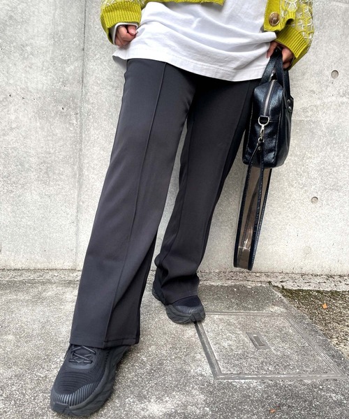 JUGLANS(ユグランス)の「☆ センターシームPT(その他パンツ・レディース・ベージュ/ラベンダー/ブラック/モスグリーン・FREE)」の2枚目の写真