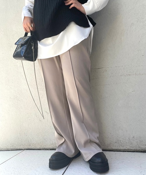 JUGLANS(ユグランス)の「☆ センターシームPT(その他パンツ・レディース・ベージュ/ラベンダー/ブラック/モスグリーン・FREE)」の15枚目の写真