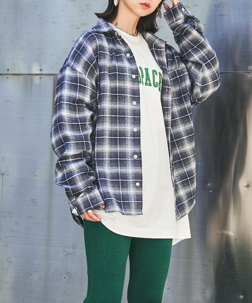 Snap club(スナップクラブ)の「【Snap club】アソート L/Sシャツ(デニム、ネル)(シャツ/ブラウス・メンズ・ブラウン系その他/ライトインディゴブルー/ブルー系その他・M/L)」の3枚目の写真