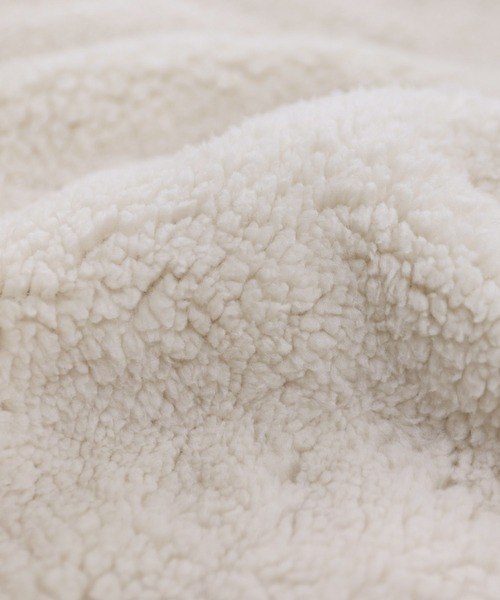 Social GIRL（ソーシャルガール）の「裏ボアキルトコート/ケーブルニットワンピース/セットアップ（ノーカラーコート・レディース・ブラック/ベージュ/カーキ・M）」の13枚目の写真