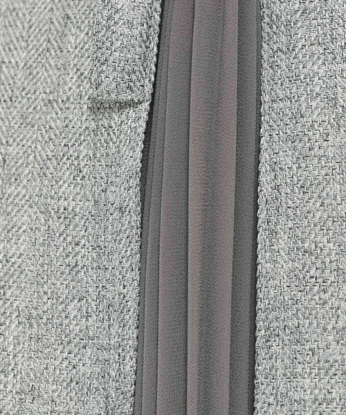 mysty woman（ミスティウーマン）の「BOXプリーツ切替ジャンスカ 219404（ジャンパースカート・レディース・ブラック/ブラウン/グレー・FREE）」の9枚目の写真