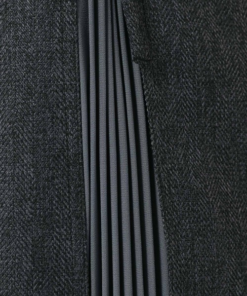 mysty woman（ミスティウーマン）の「BOXプリーツ切替ジャンスカ 219404（ジャンパースカート・レディース・ブラック/ブラウン/グレー・FREE）」の5枚目の写真