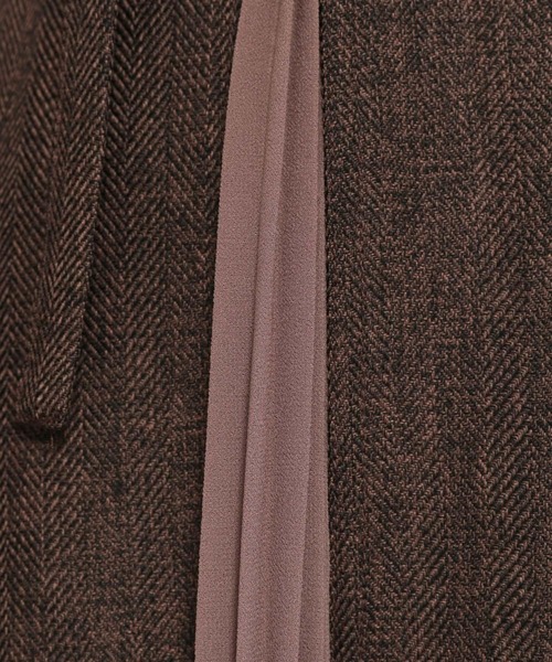 mysty woman（ミスティウーマン）の「BOXプリーツ切替ジャンスカ 219404（ジャンパースカート・レディース・ブラック/ブラウン/グレー・FREE）」の11枚目の写真