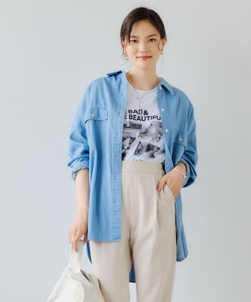 グリーンレーベルリラクシング　Healthy DENIM デニムシャツ 楽天市場】【別注】＜HEALTHY DENIM＞Almond デニム シャツ