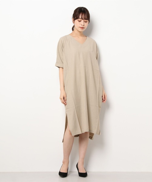 着回し力抜群のシンプルさが魅力 夏にぴったりのチュニックワンピース ワンピース Melrose Claire メルローズ クレール のファッション通販 Zozotown