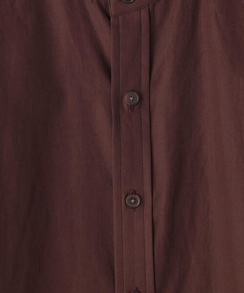 AURALEE（オーラリー）の「＜AURALEE＞ツイルソリッドシャツ Ψ（シャツ/ブラウス・レディース・ワインレッド・1）」の6枚目の写真