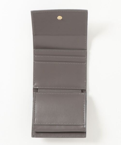 VENCEEXCHANGE（ヴァンスエクスチェンジ）の「【WEB限定】ボックス三つ折り財布（財布・レディース・グレー/その他31/ブラック/その他35/ベージュ/マスタード・FREE）」の10枚目の写真