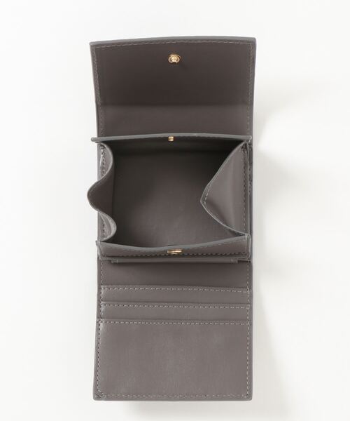 VENCEEXCHANGE（ヴァンスエクスチェンジ）の「【WEB限定】ボックス三つ折り財布（財布・レディース・グレー/その他31/ブラック/その他35/ベージュ/マスタード・FREE）」の8枚目の写真