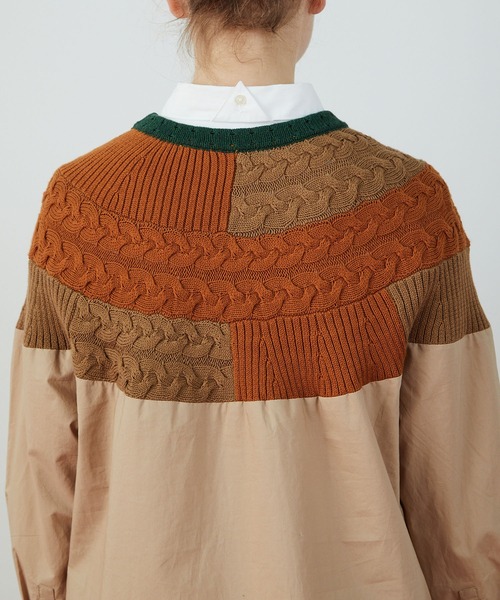 FRAPBOIS（フラボア）の「トラベルシーン プルオーバー（シャツ/ブラウス・レディース・ブラック/ベージュ・1/2）」の16枚目の写真