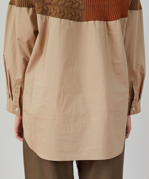 FRAPBOIS（フラボア）の「トラベルシーン プルオーバー（シャツ/ブラウス・レディース・ブラック/ベージュ・1/2）」の15枚目の写真