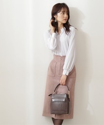 PROPORTION BODY DRESSING | フロントファスナーフェイクスエードタイトスカート / 1211220903(スカート)