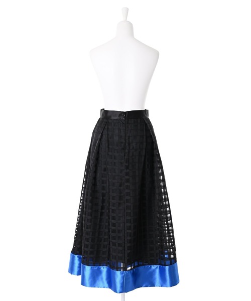 Narcissus（ナルシス）の「【Narcissus】チェックフレアスカート（スカート・レディース・ホワイト/ブラック・FREE）」の12枚目の写真