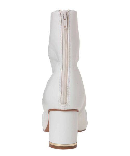 MERCURYDUO(マーキュリーデュオ)の「フロントギャザーブーツ(その他シューズ・レディース・オフホワイト/ブラック・36/38)」の12枚目の写真