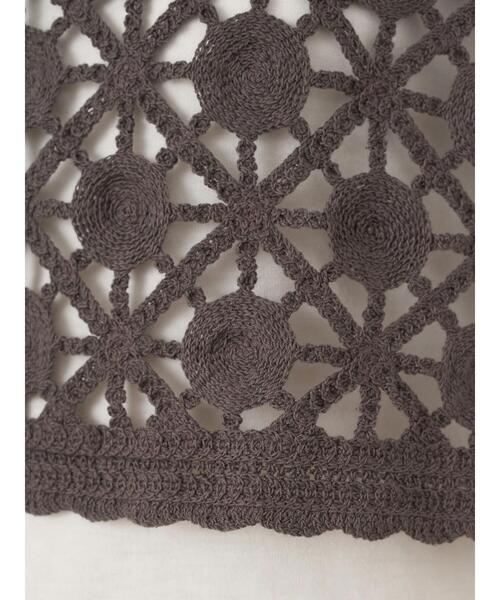 earth music&ecology（アースミュージックアンドエコロジー）の「【WEB限定】[SET2点]ベスト+プルオーバー ＊（Tシャツ/カットソー・レディース・チャコールグレー/アイボリー/ライトベージュ/ブラック・FREE）」の17枚目の写真