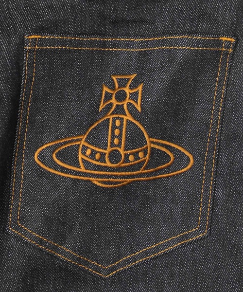 美品✨ヴィヴィアンウエストウッド エンブロイダリーサスペンダーパンツ オーブ刺繍 美品✨ヴィヴィアンウエストウッド エンブロイダリーサスペンダー