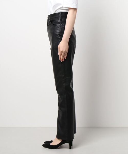 SLOBE IENA（スローブイエナ）の「【Wrangler/ラングラー】 SYNTHETIC LEATHER LADIES WRANCHパンツ◆（その他パンツ・レディース・ブラック・36/38）」の5枚目の写真