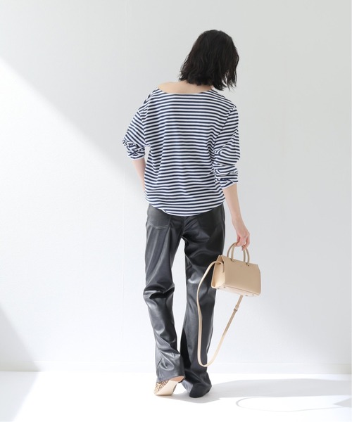 SLOBE IENA（スローブイエナ）の「【Wrangler/ラングラー】 SYNTHETIC LEATHER LADIES WRANCHパンツ◆（その他パンツ・レディース・ブラック・36/38）」の3枚目の写真