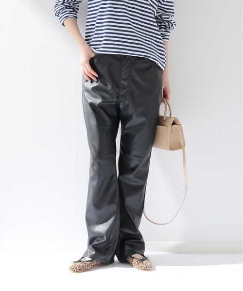 SLOBE IENA（スローブイエナ）の「【Wrangler/ラングラー】 SYNTHETIC LEATHER LADIES WRANCHパンツ◆（その他パンツ・レディース・ブラック・36/38）」の12枚目の写真