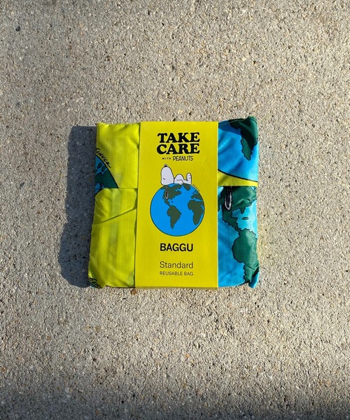 BAGGU(バグー)の「【BAGGU/バグゥ】PEANUTS STANDARD BAGGU(エコバッグ/サブバッグ・レディース・イエロー/ピンク/ブルー系その他・FREE)」の3枚目の写真
