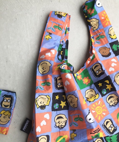 BAGGU(バグー)の「【BAGGU/バグゥ】PEANUTS STANDARD BAGGU(エコバッグ/サブバッグ・レディース・イエロー/ピンク/ブルー系その他・FREE)」の9枚目の写真
