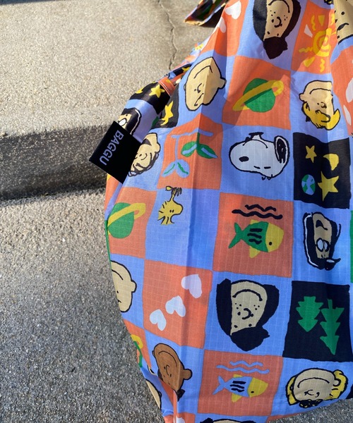 BAGGU(バグー)の「【BAGGU/バグゥ】PEANUTS STANDARD BAGGU(エコバッグ/サブバッグ・レディース・イエロー/ピンク/ブルー系その他・FREE)」の21枚目の写真