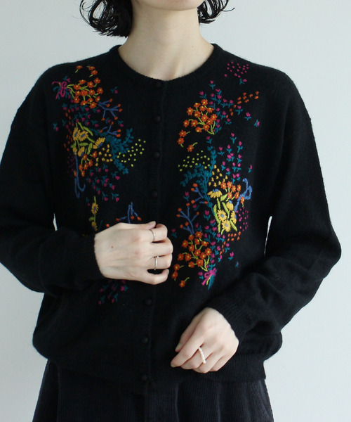 l'atelier du savon（アトリエドサボン）の「花束ハンド刺繍