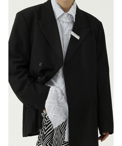 WESTBOY（ウエストボーイ）の「【WB ORIGINALS】Deformation Single Tailored Jacket WO21W2OT11（テーラードジャケット・メンズ・ブルー/ブラック・L/M/XL）」の7枚目の写真