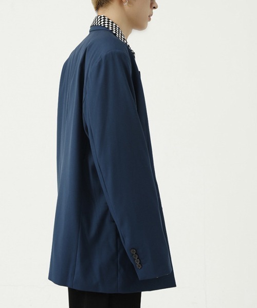 WESTBOY（ウエストボーイ）の「【WB ORIGINALS】Deformation Single Tailored Jacket WO21W2OT11（テーラードジャケット・メンズ・ブルー/ブラック・L/M/XL）」の10枚目の写真