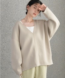 AMERICAN HOLIC | Vネックポンチコクーンカットプルオーバー(その他トップス)