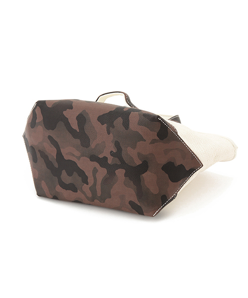 Ctrl freak （コントロール フリーク）の「Ctrl freak / 迷彩 アウトドア トートバッグ S（トートバッグ・レディース・カーキ・ONE SIZE）」の3枚目の写真