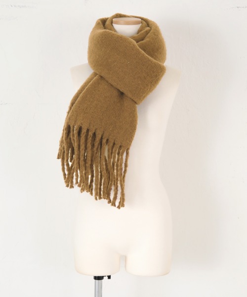 titivate（ティティベイト）の「カラーボリュームマフラー/ストール（マフラー・レディース・ブルー/イエロー/ブラウン/グリーン・FREE）」の15枚目の写真