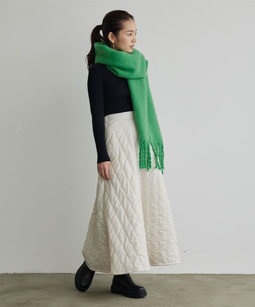 titivate（ティティベイト）の「カラーボリュームマフラー/ストール（マフラー・レディース・ブルー/イエロー/ブラウン/グリーン・FREE）」の20枚目の写真