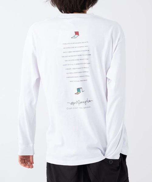 Mark Gonzales(マーク・ゴンザレス)の「【MARKGONZALES】Pt. L/S TEE 2G7-61309(Tシャツ/カットソー・メンズ・ホワイト/ブラック・X-LARGE/MEDIUM/LARGE)」の6枚目の写真