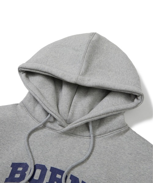 BORN CHAMPS(ボーンチャンプス)の「【BORN CHAMPS】BC ARCH LOGO HOODY / ボーンチャンプス BC アーチ ロゴ フーディー(パーカー・メンズ・ベージュ/グレー・SMALL/MEDIUM/LARGE)」の16枚目の写真