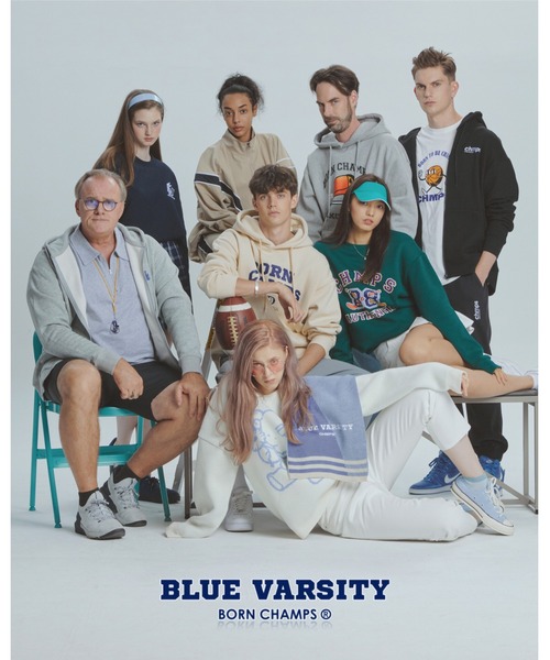 BORN CHAMPS(ボーンチャンプス)の「【BORN CHAMPS】BC ARCH LOGO HOODY / ボーンチャンプス BC アーチ ロゴ フーディー(パーカー・メンズ・ベージュ/グレー・SMALL/MEDIUM/LARGE)」の11枚目の写真