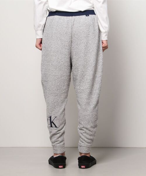 Calvin Klein(カルバン・クライン)の「ラウンジ ジョガーパンツ(ルームウェア/パジャマ・メンズ・ブルー/ヘザーグレー・S/M/L)」の8枚目の写真