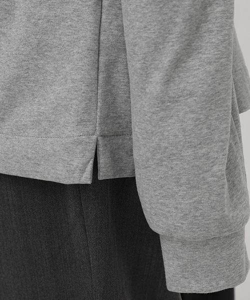 MASONPRINCE（メイソンプリンス）の「【MASONPRINCE】Front logo turtleneck cut and sew CT2051（Tシャツ/カットソー・メンズ・ホワイト/グレー/ブラック・M/S/L）」の7枚目の写真