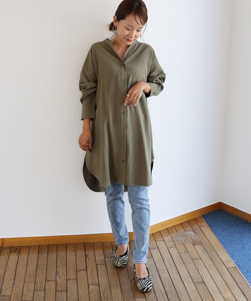 andme（アンドミー）の「ストレッチツイルハイウエストスキニーデニムパンツ（デニムパンツ・レディース・ブルー/ライトブルー・S/M/L）」の10枚目の写真