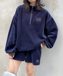 WHO'S WHO gallery | 【SLOPPY/スロッピー】ベロアハーフジップ(スウェット)