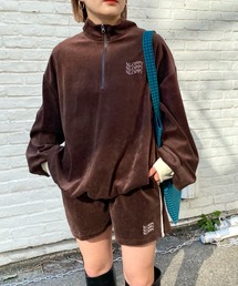 WHO'S WHO gallery | 【SLOPPY/スロッピー】ベロアハーフジップ(スウェット)